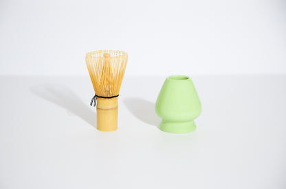 Bamboo Whisk + Ceramic Stand + Bamboo Matcha Scoop